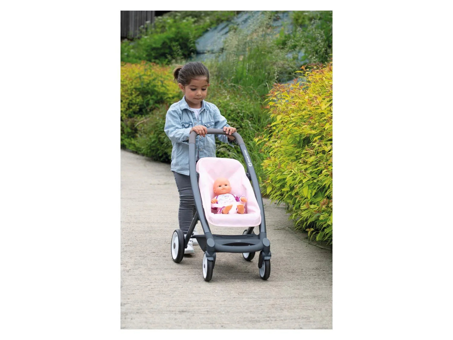 SMOBY Poussette de poupe Maxi-Cosi 3-en-1
