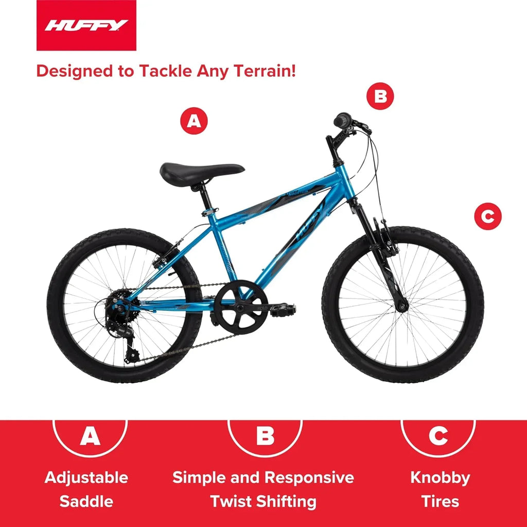Huffy Stone Mountain Hardtail Mountain Bike for Boys/Girls/Men/Women 20/24/26 Sizes