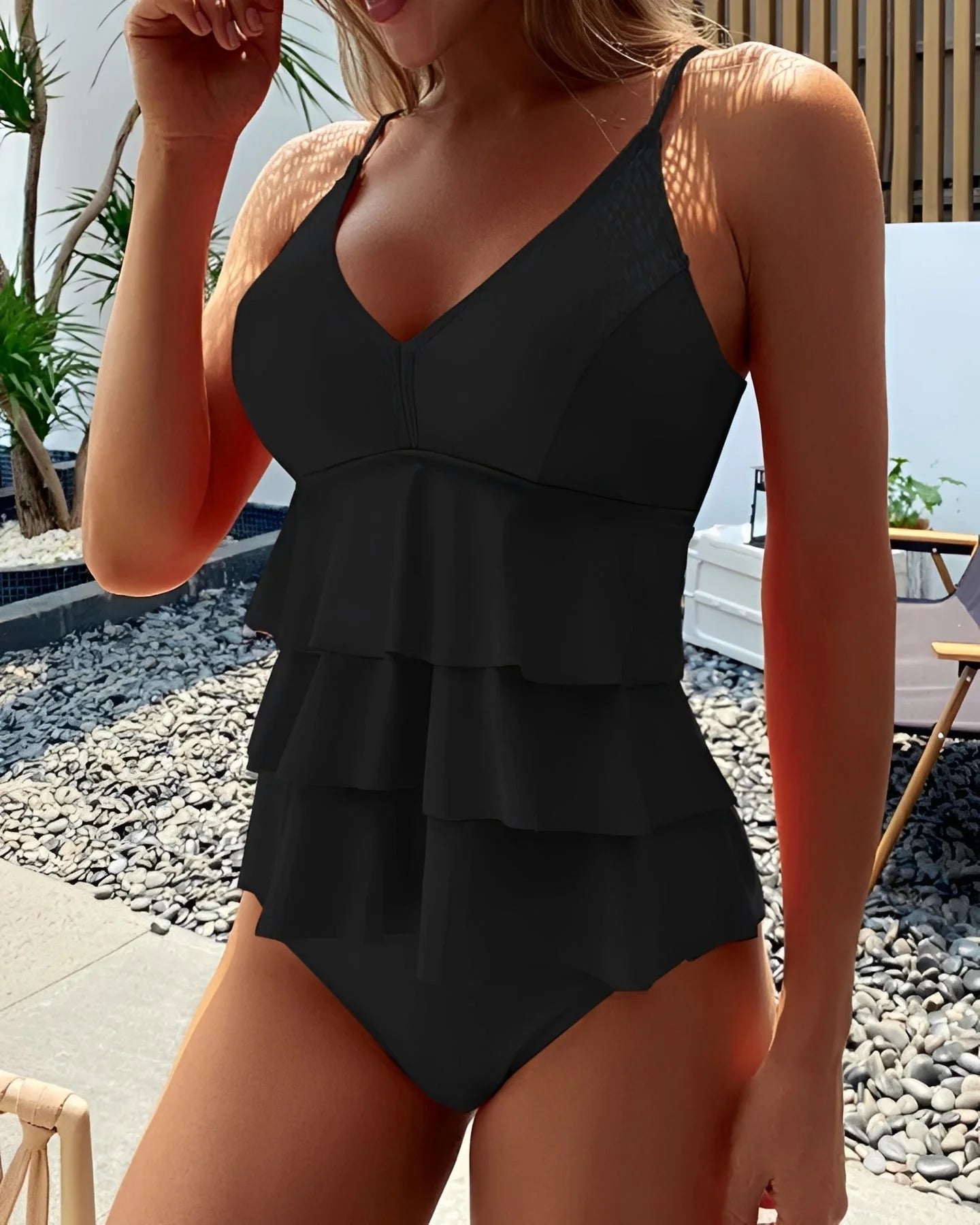 Lauren - Maillot de bain à volants élégant