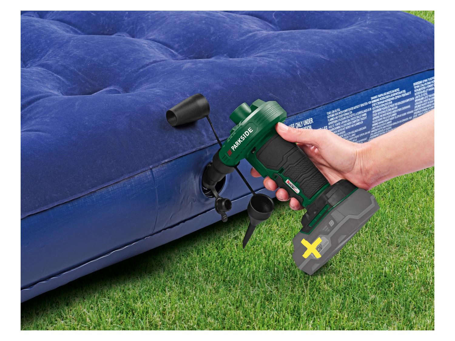 PARKSIDE Pompe  air PALP 20-Li B2 ou compresseur PAK 20-Li B2 sans fil, 20 V