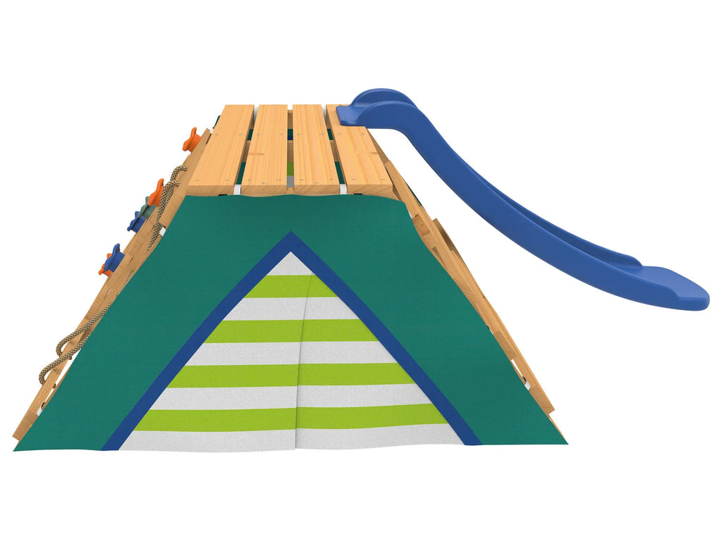Playtive Tipi avec filet d'escalade et toboggan
