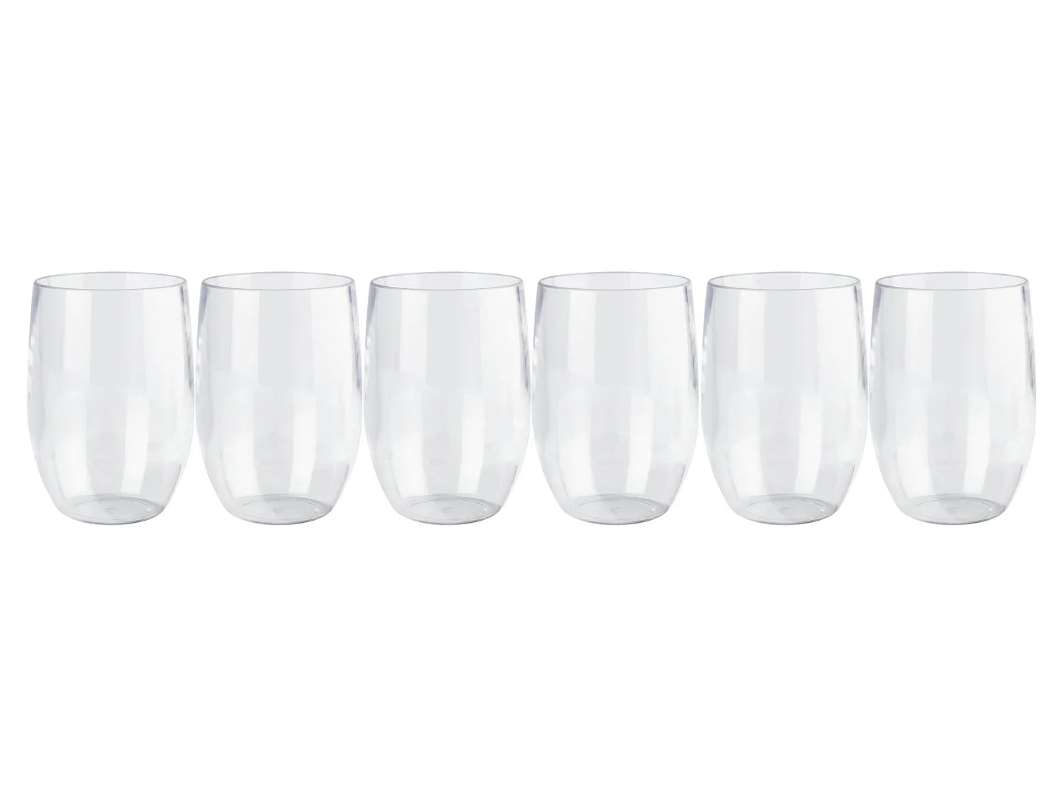 ERNESTO Lot de 6 verres  vin,  champagne ou  eau