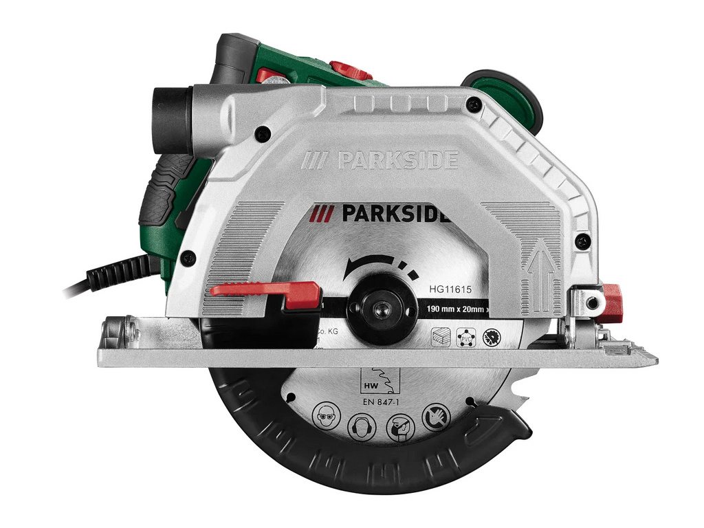 PARKSIDE Scie circulaire PHKS 1350 E4, 190 mm, 1350 W