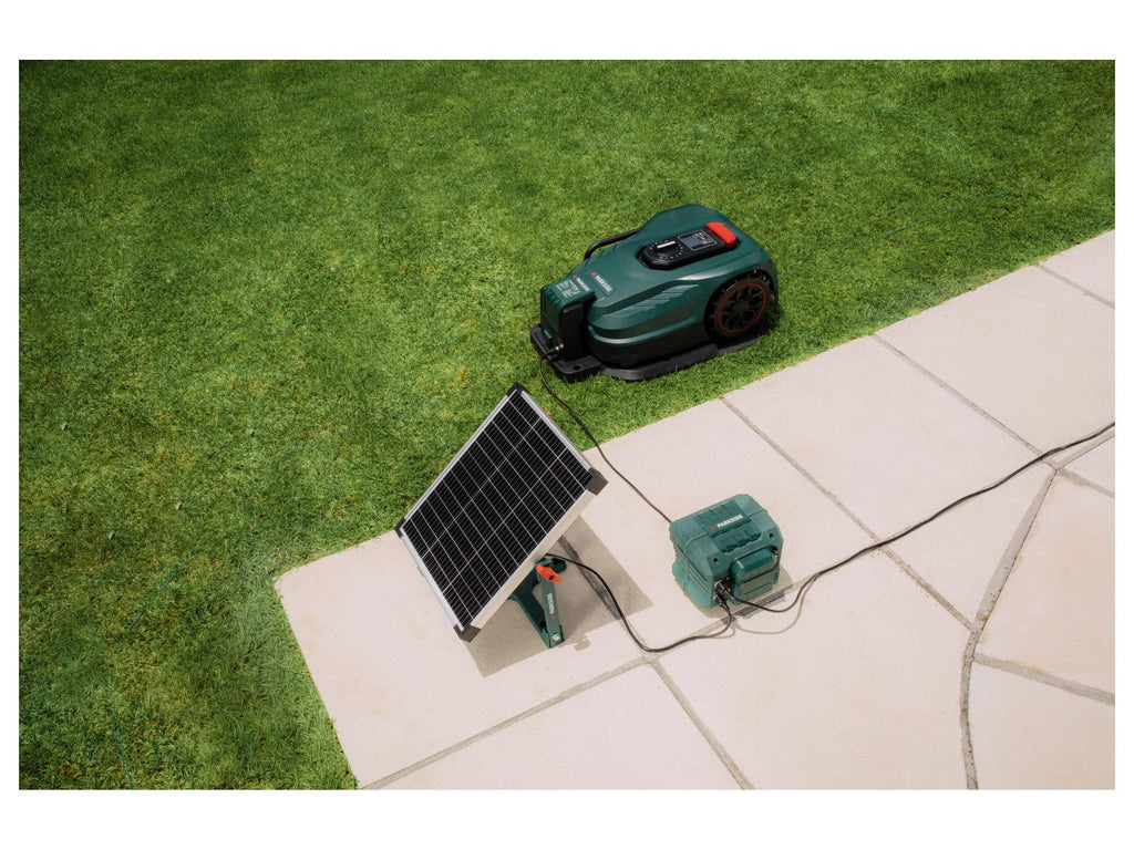 PARKSIDE Station de recharge solaire sans fil pour tondeuse robot PASLM 25 A1, 20 V