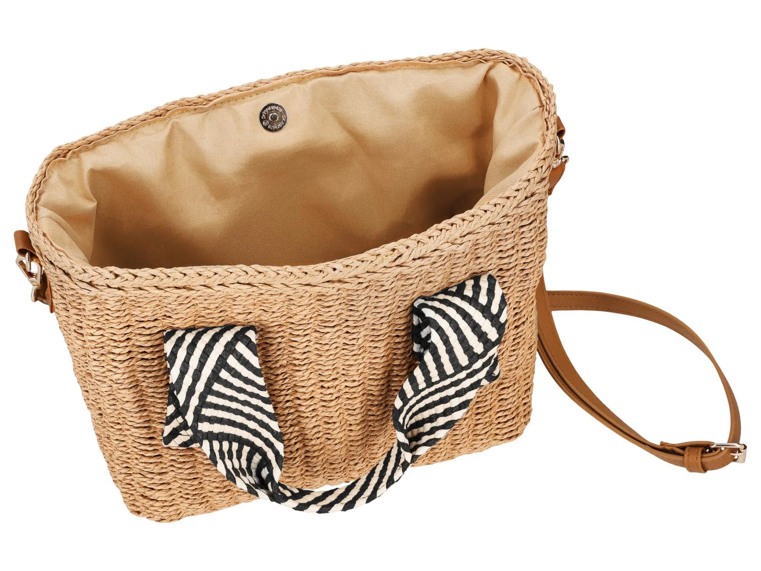 ESMARA Sac  main en raphia femme