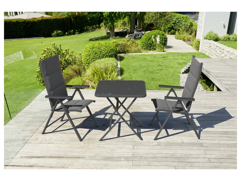 LIVARNO Table de jardin + Lot de 2 fauteuils Toronto