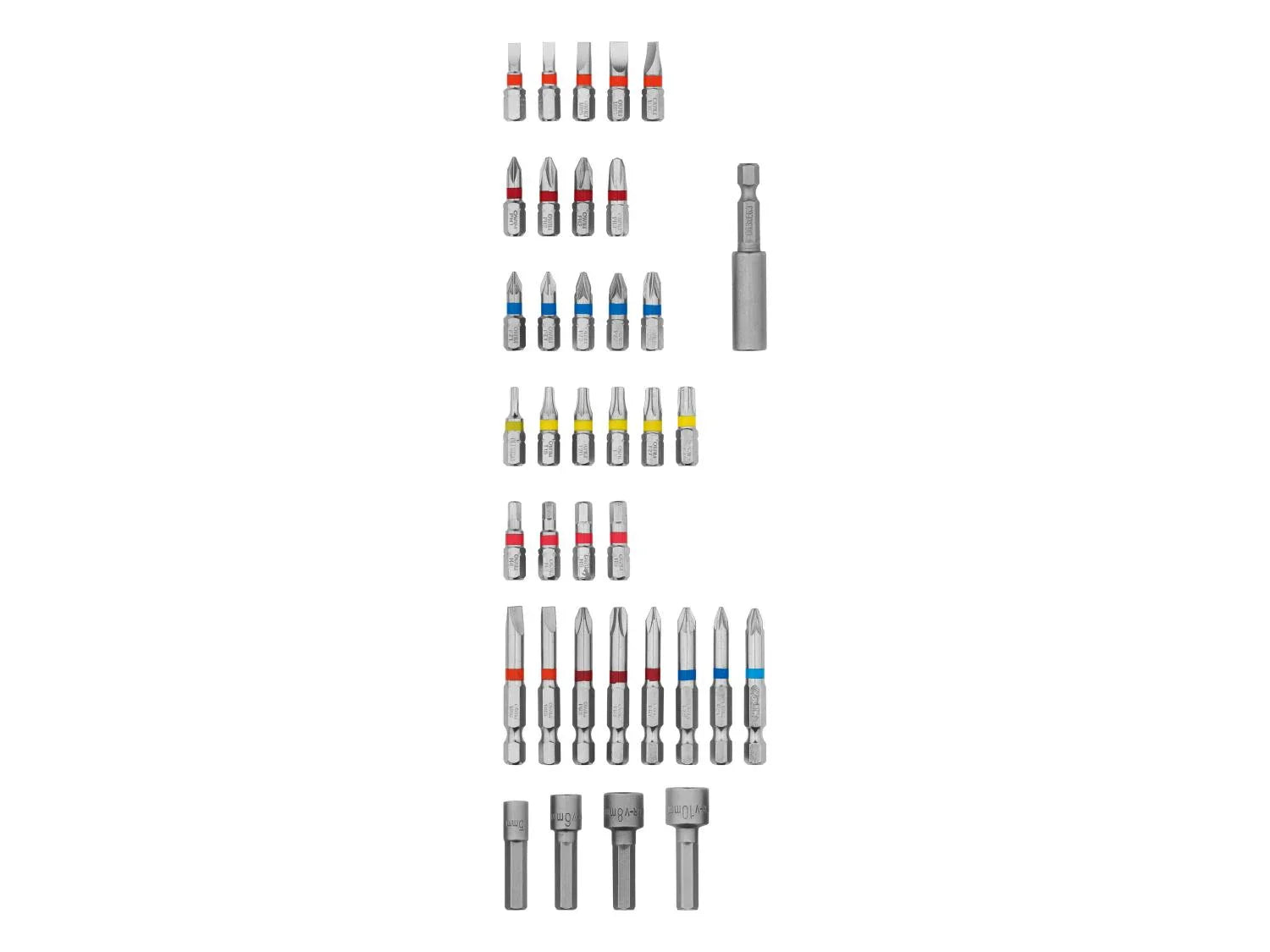 PARKSIDE Set de forets, mches ou embouts PBB 4 B2