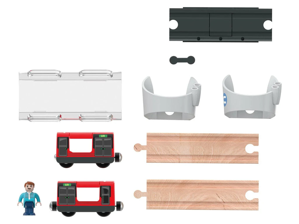 lupilu Accessoires pour circuits de train en bois