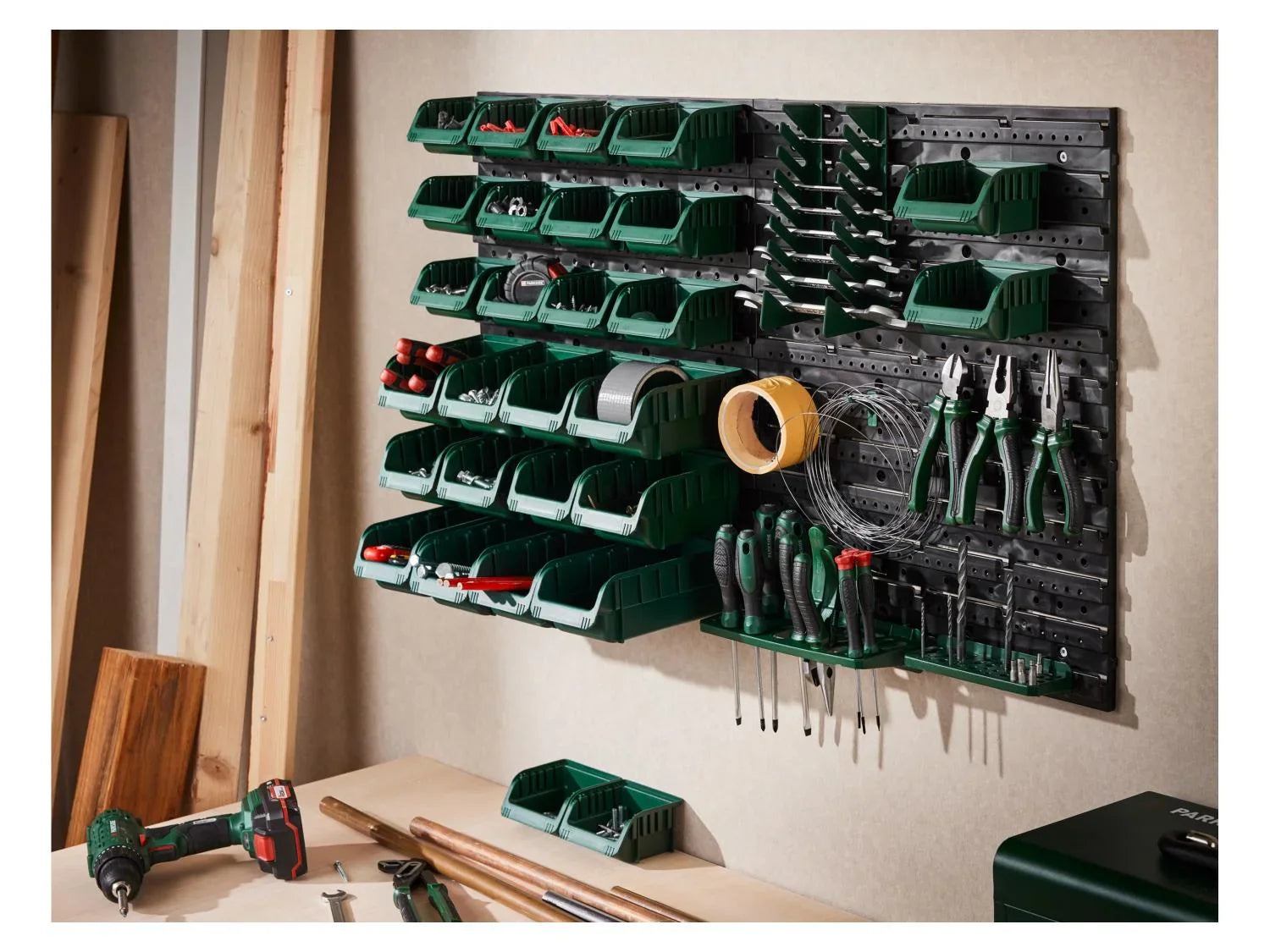 PARKSIDE Set de rangement, 43 pices