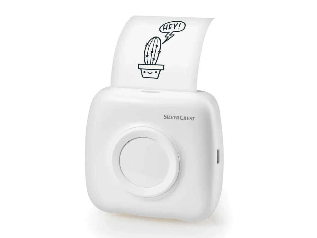 SILVERCREST Mini Pocket Printer avec rouleau de papier
