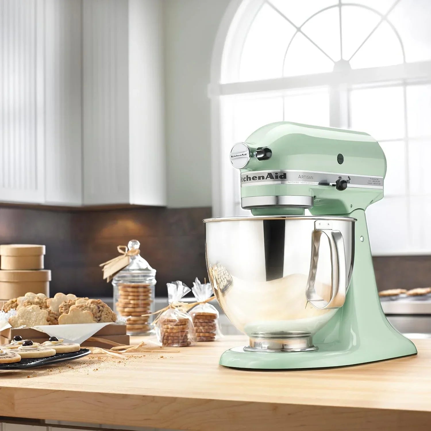 KitchenAid Artisan 5-Quart Tilt-Head Stand Mixer with Pour Flap