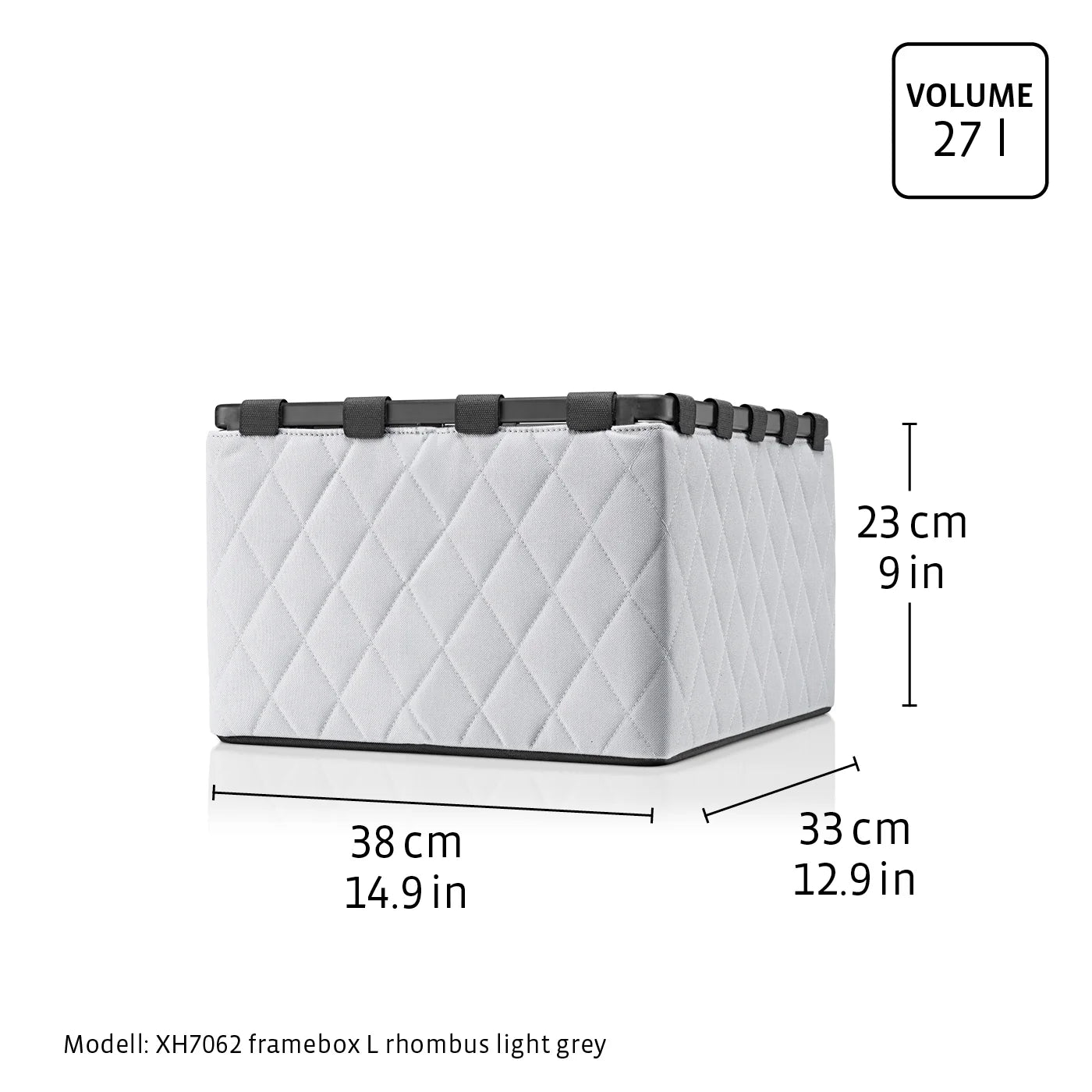 Framebox L Frame Rhombus Light Grey