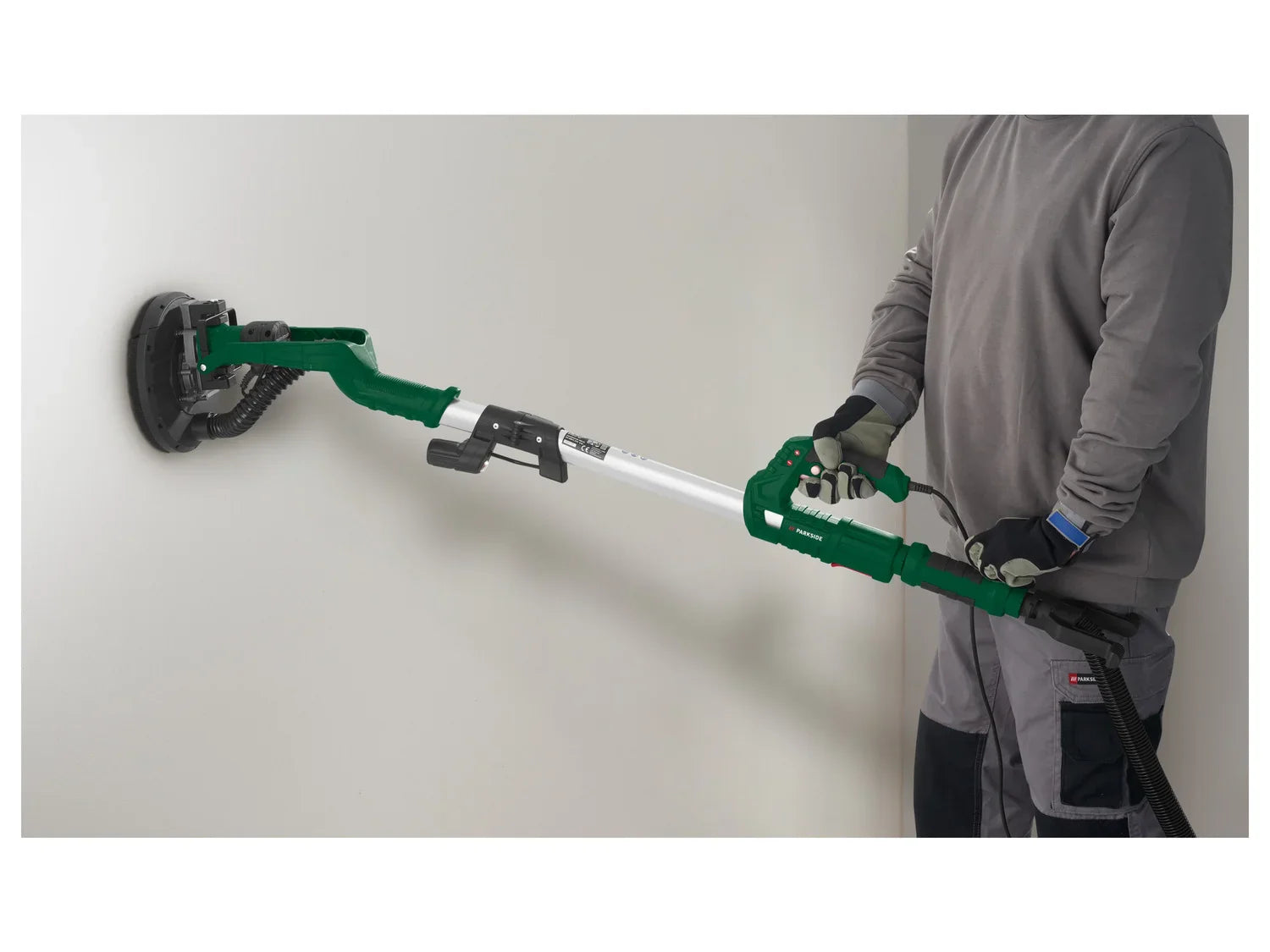PARKSIDE Ponceuse murs et plafonds avec manche tlescopique PWDS 920 C3, 710 W