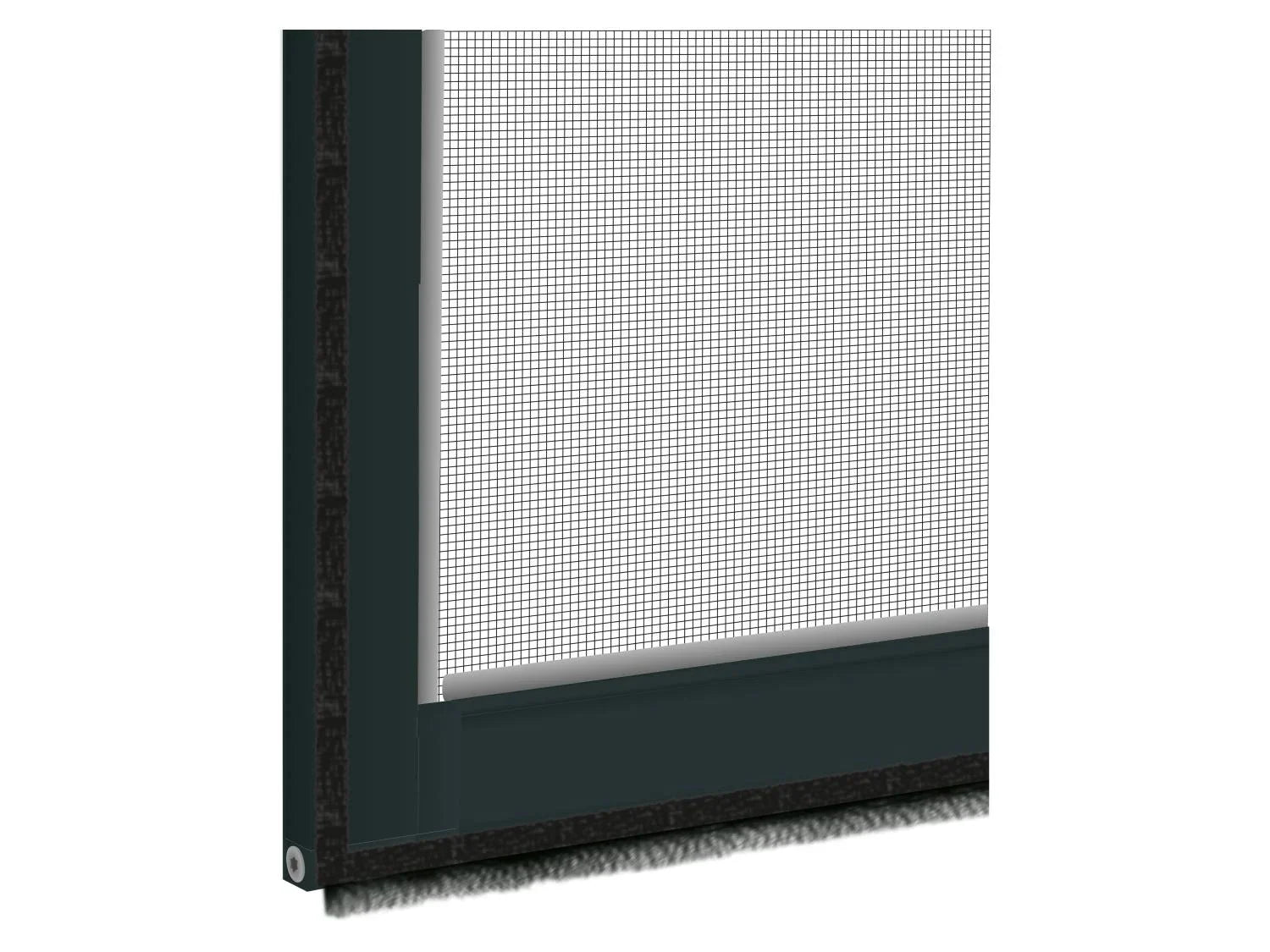 LIVARNO Porte moustiquaire en aluminium, 1 x 2,1 m