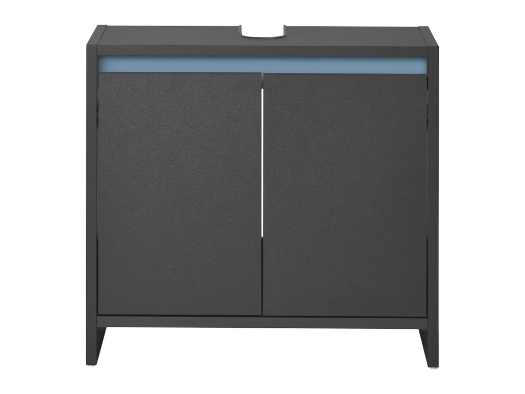 LIVARNO home Meuble sous-vasque Oslo, 60 x 55 x 28 cm, noir