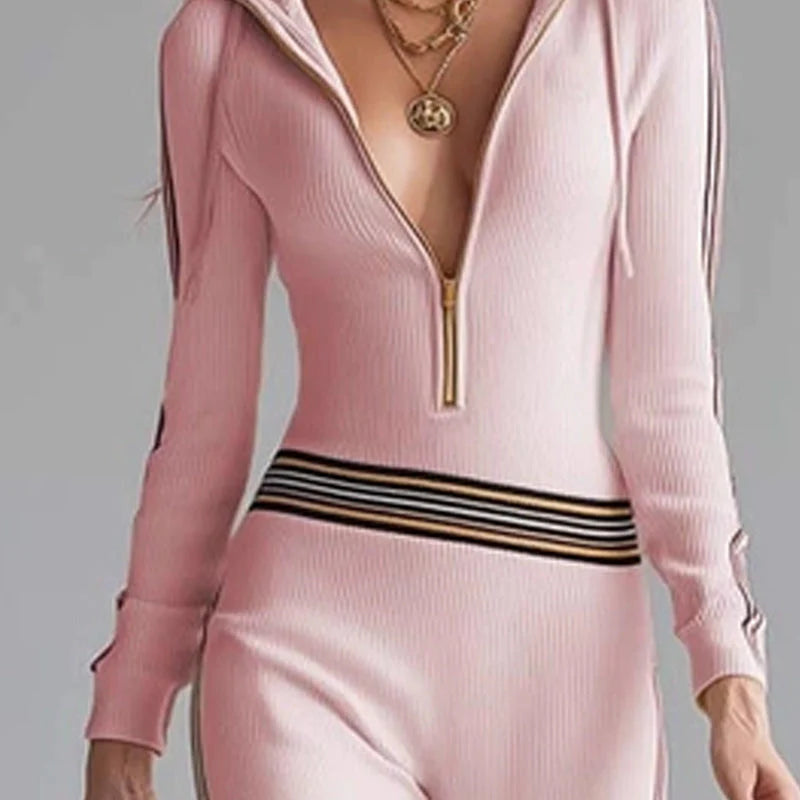 Camille | Combinaison tricotée chic sportive rétro