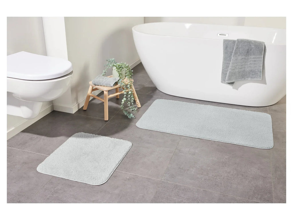 LIVARNO home Ensemble de tapis de salle de bain et WC, 2 pices