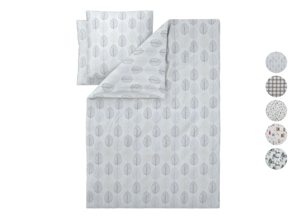 LIVARNO Parure de lit en flanelle, 260 x 240 cm