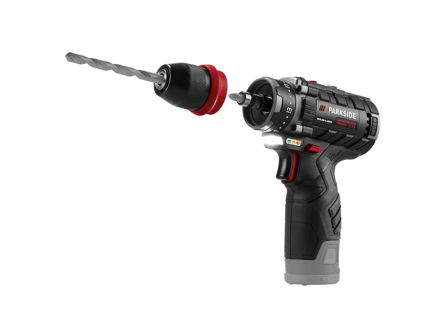 PARKSIDE PERFORMANCE Perceuse-visseuse sans fil + Batterie + Chargeur, 12 V