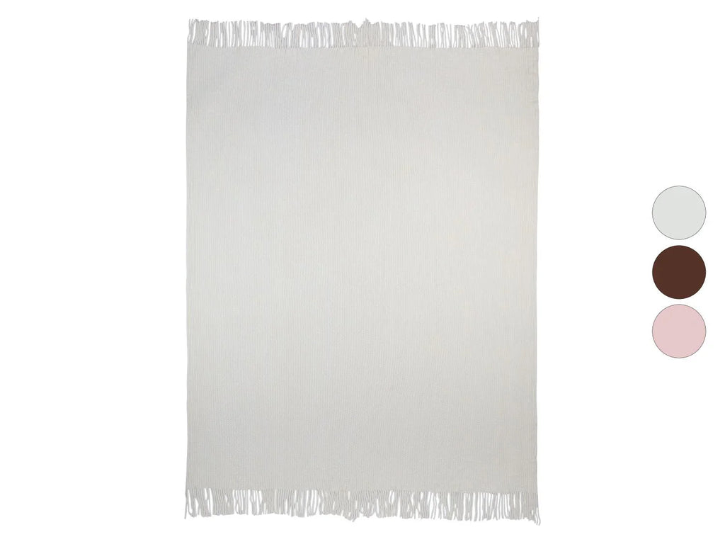 LIVARNO home Plaid en maille chenille