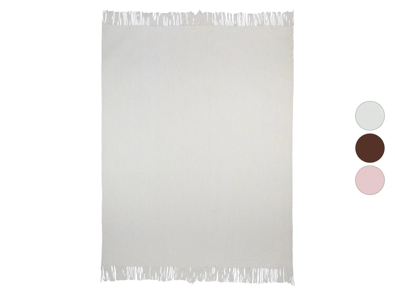 LIVARNO home Plaid en maille chenille