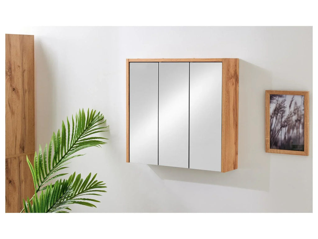 LIVARNO home Armoire  miroir Verona, 64,3 x 60,7 x 16,2 cm, imitation chne