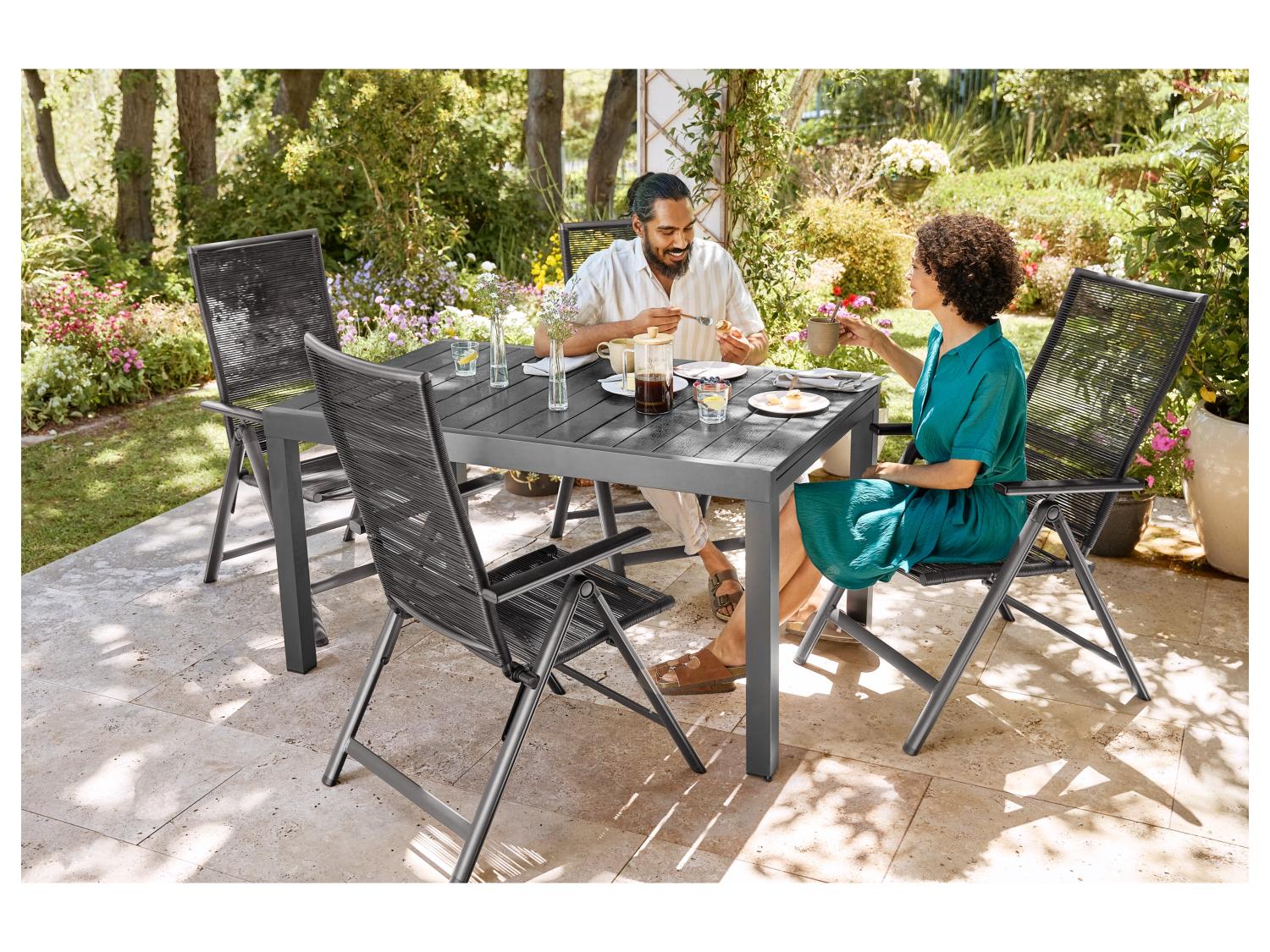 LIVARNO home Lot de 4 chaises hautes MIAMI