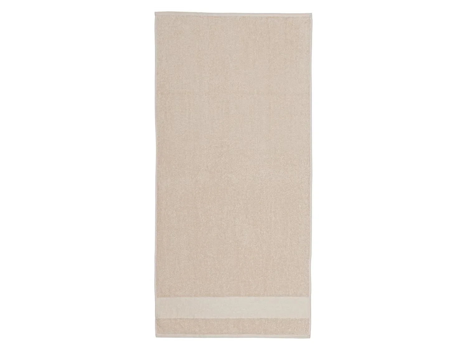 LIVARNO Lot de 2 serviettes de toilette en ponge, 50 x 100 cm