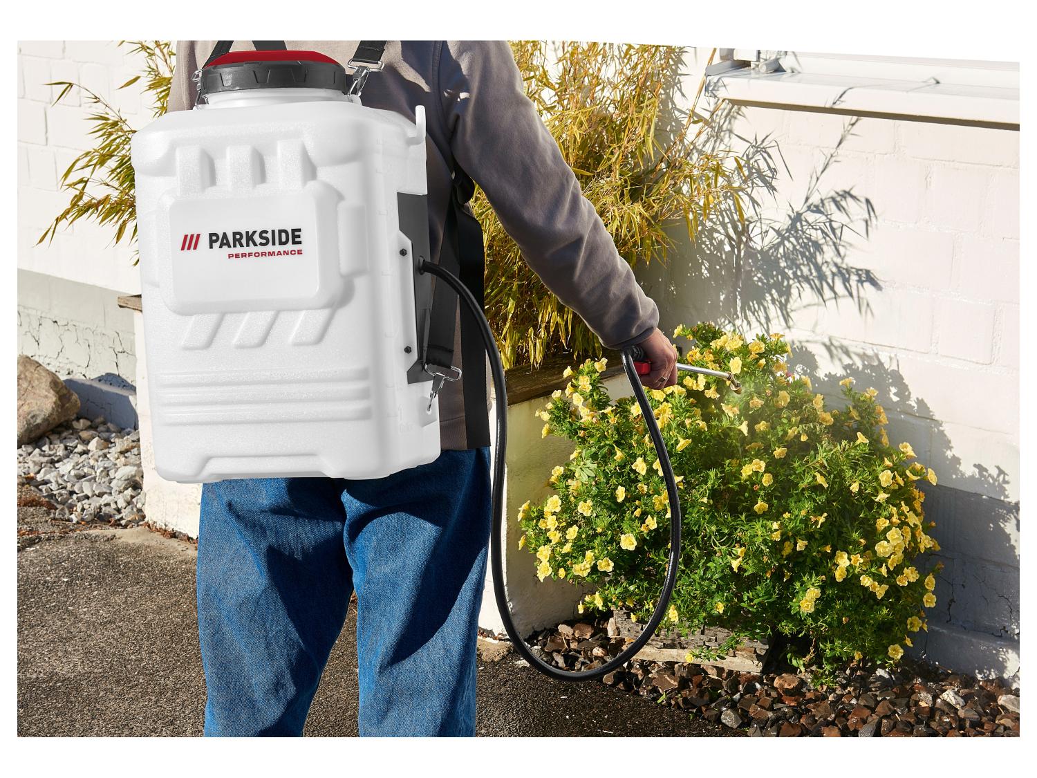 PARKSIDE PERFORMANCE Pulvrisateur  dos sans fil PPRDS 20-Li C3, 20 V