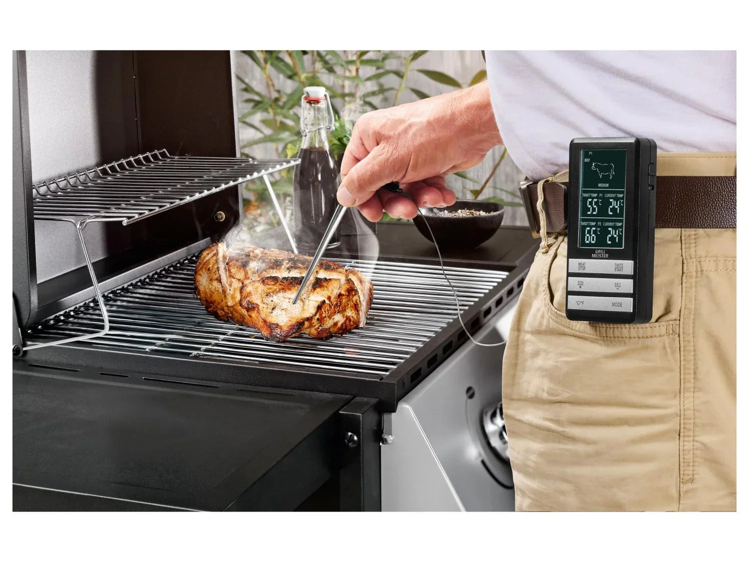 GRILLMEISTER Thermomtre de cuisson lectronique