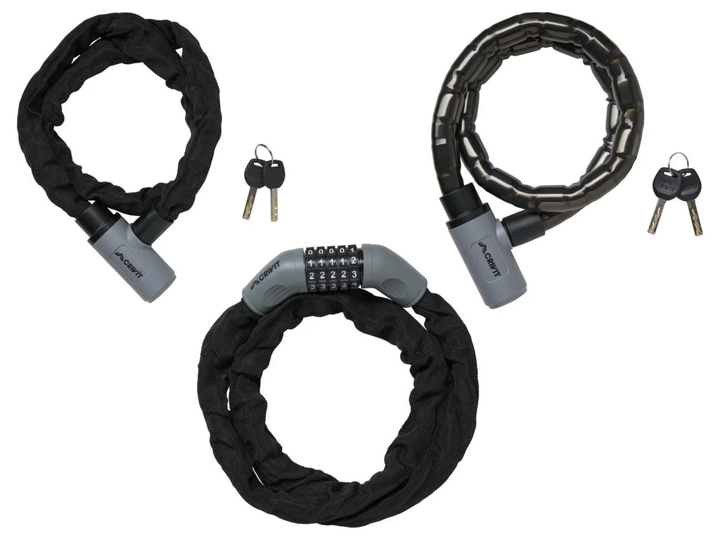 CRIVIT Chane antivol pour vlo ou cble antivol blind pour vlo