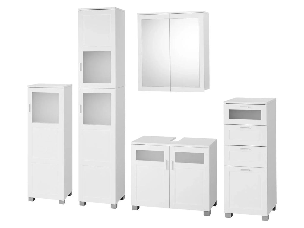 LIVARNO Meuble sous-vasque Basel, 68,5 x 58,7 x 34,5 cm, blanc