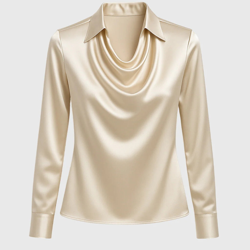 Sylvie - Blouse Brillante et Élégante