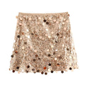 Abbey - Mini Jupe à Sequins Élégante