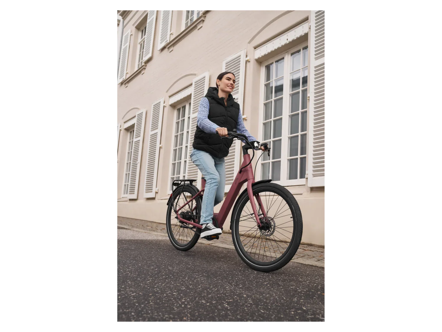 CRIVIT Vlo lectrique Urbain  Courroie Belt Drive Y.3