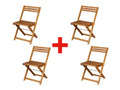 LIVARNO home Lot de 4 chaises SEVILLA