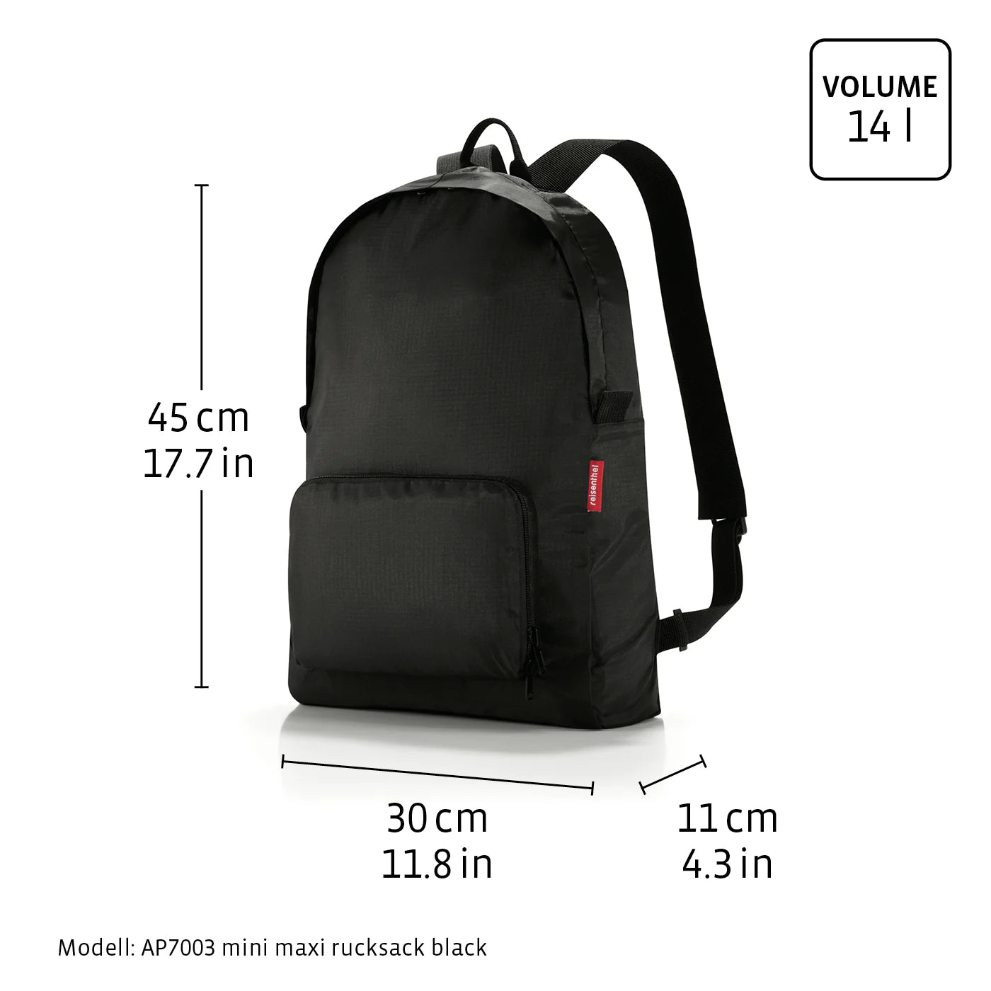 Mini Maxi Rucksack Signature Navy