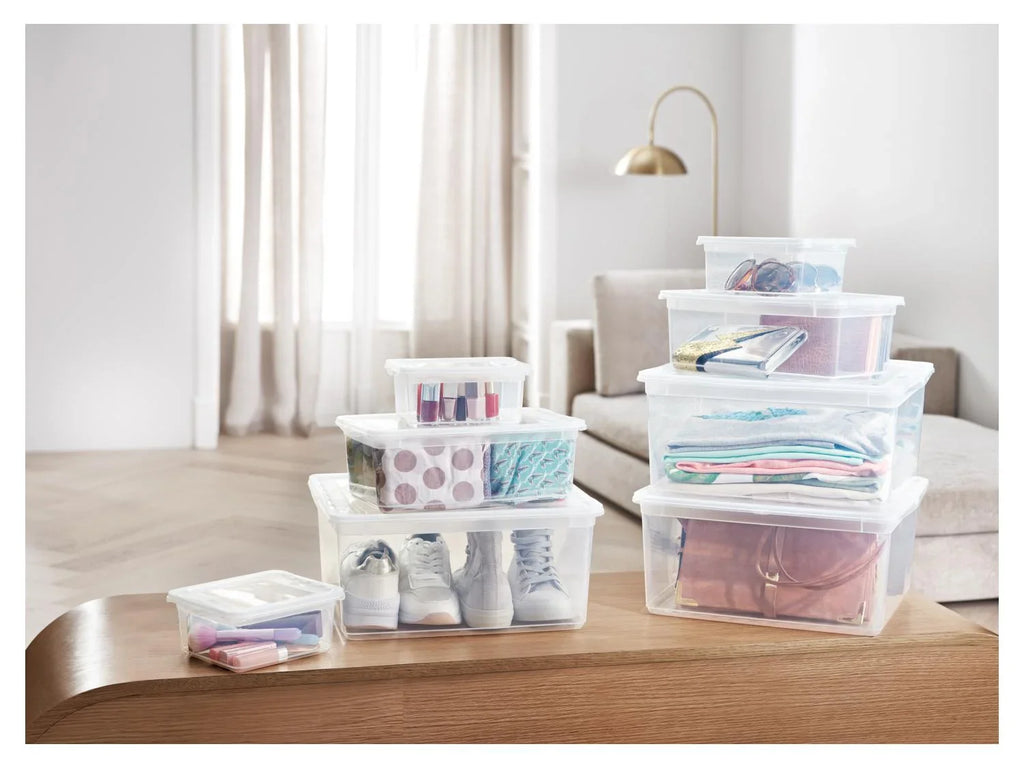 LIVARNO home Lot de 8 botes de rangement