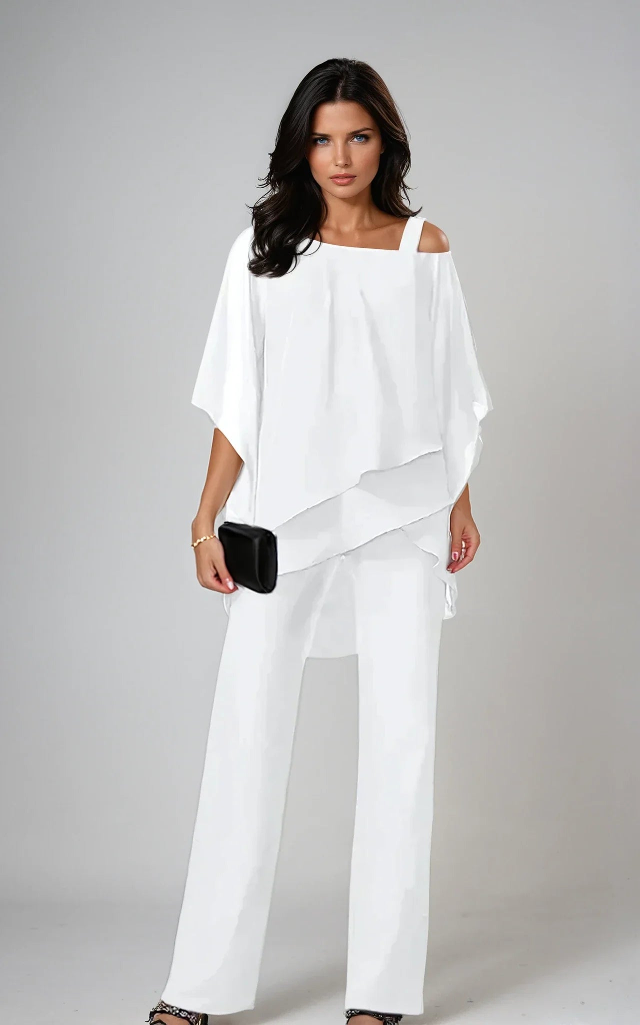 Ensemble chic superposé en deux pièces