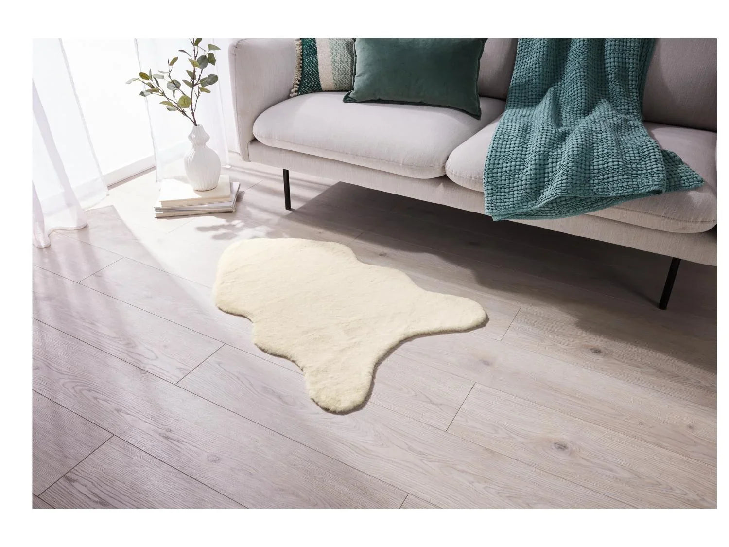 LIVARNO home Tapis en peluche, 60 x 90 cm