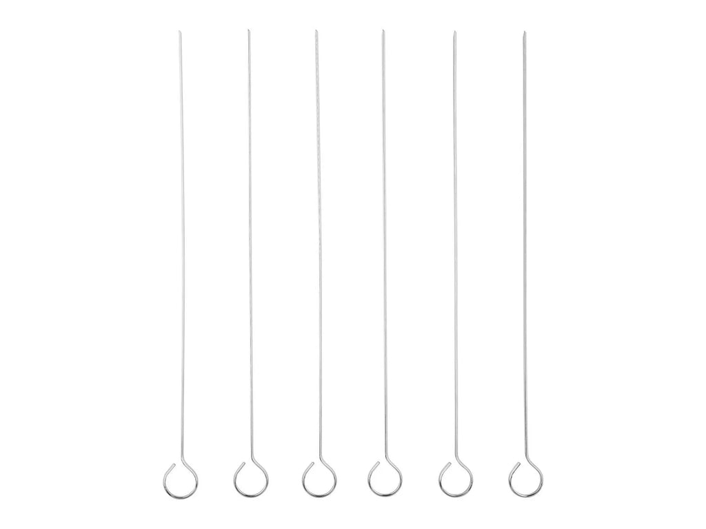 GRILLMEISTER Lot de 4 ou 6 piques  brochettes