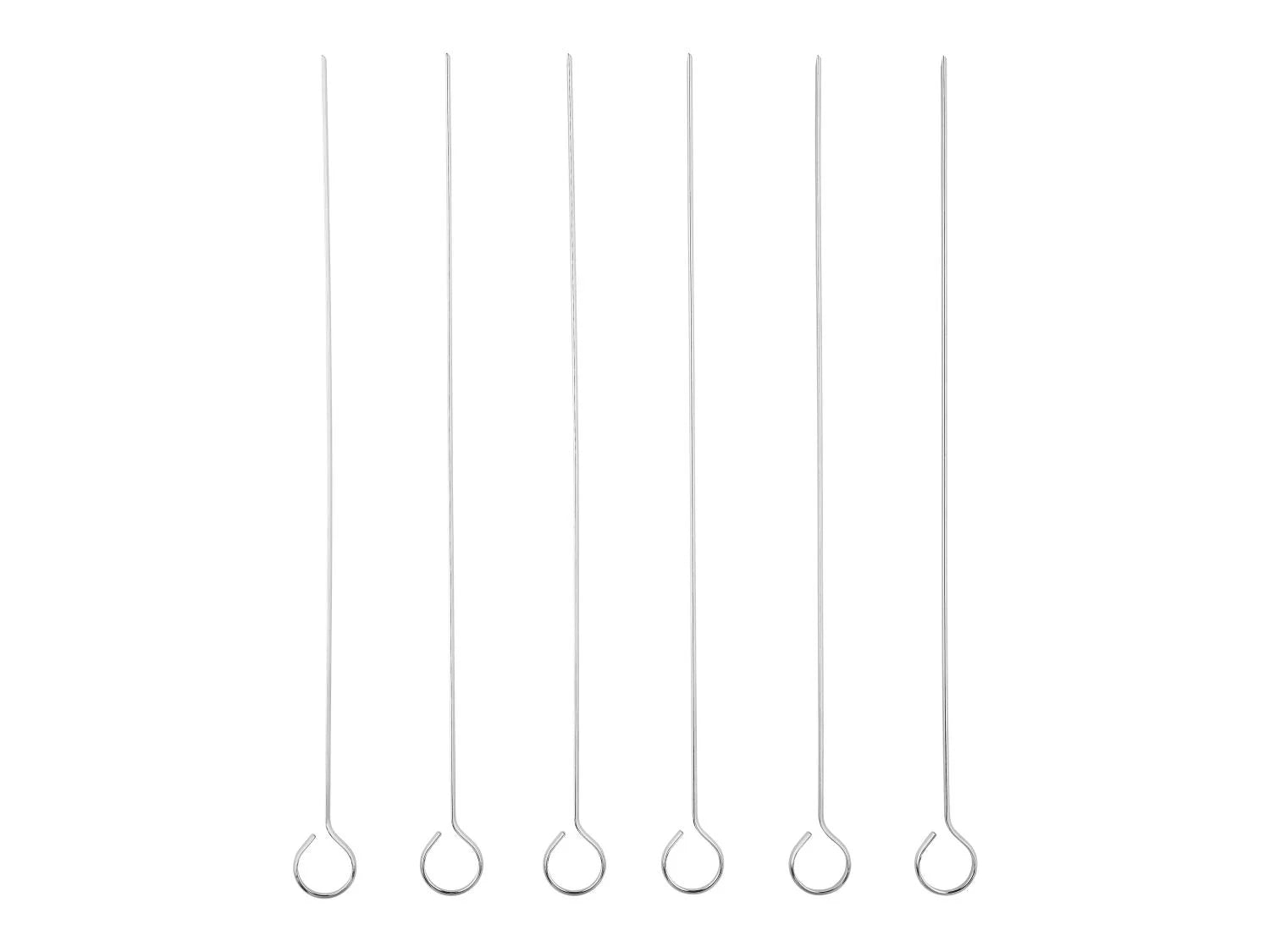 GRILLMEISTER Lot de 4 ou 6 piques  brochettes