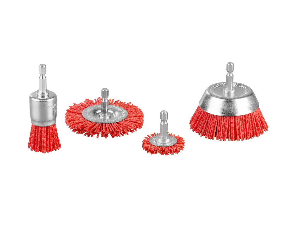 PARKSIDE Jeu de brosses mtalliques / Jeu de polissage / Jeu de brosses en nylon / Pompe pour perceuse, 4 pices / 7 pices / 1 pice