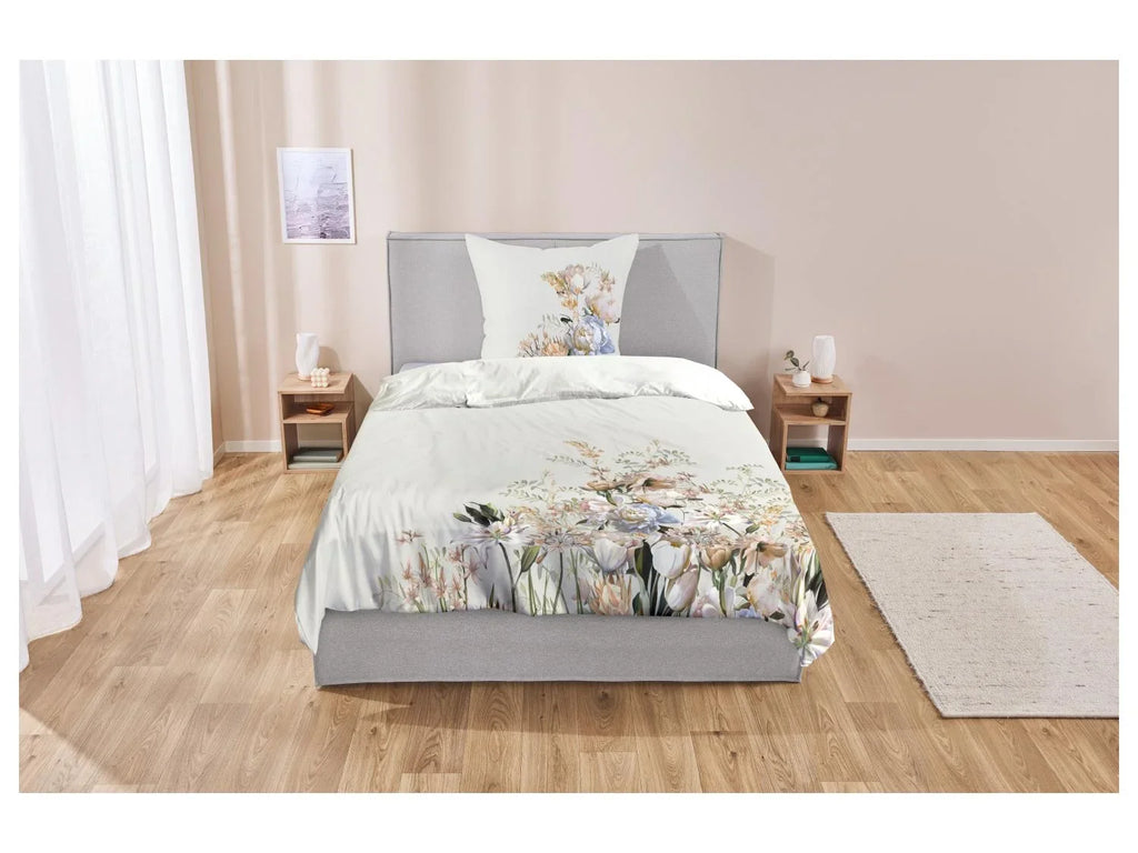 LIVARNO home Parure de lit en satin, 140 x 200 cm