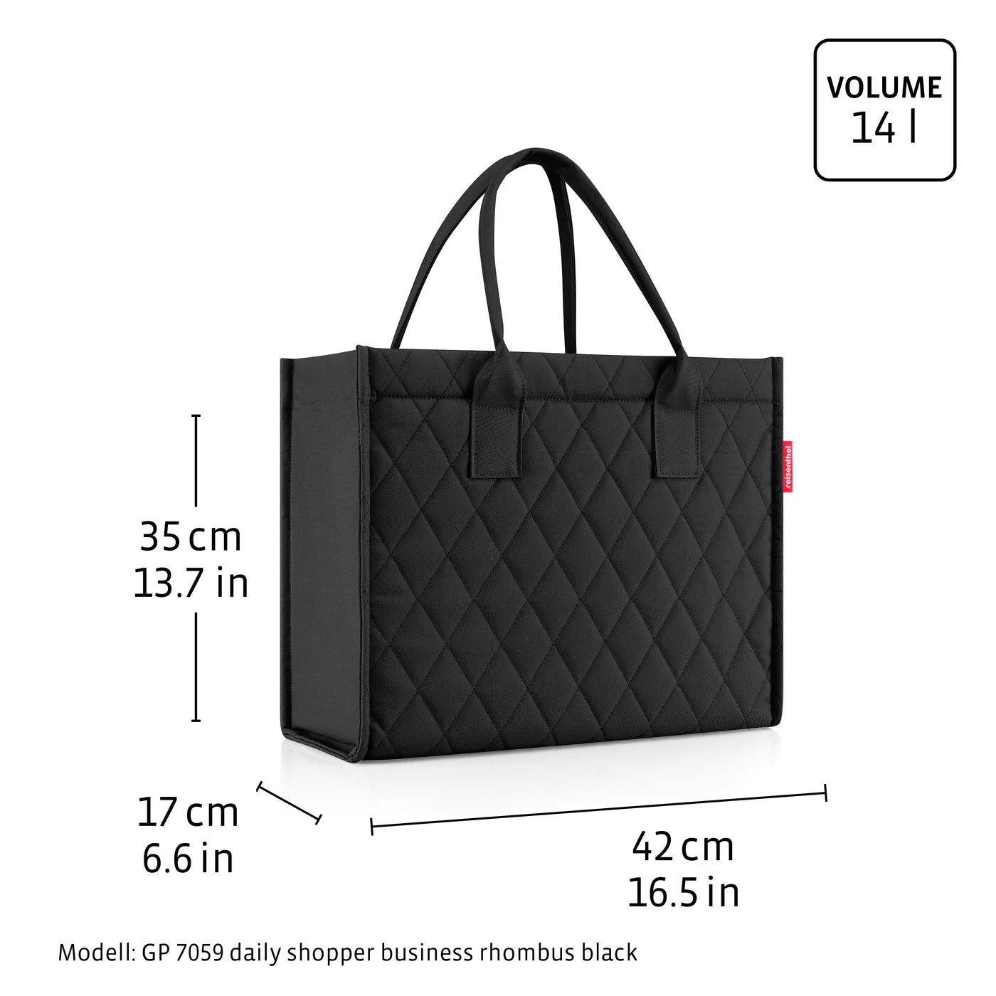 Daily Shopper Business Rhombus Black