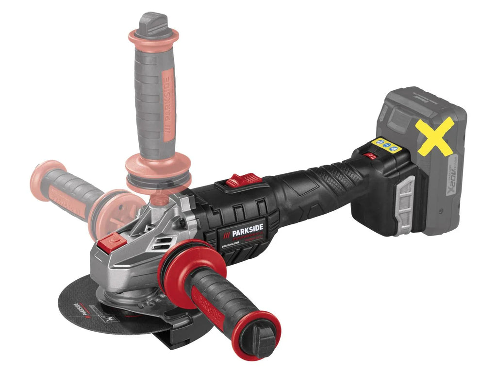 PARKSIDE PERFORMANCE Meuleuse dangle sans fil PWSAP 20-Li G7, 125 mm, 20 V