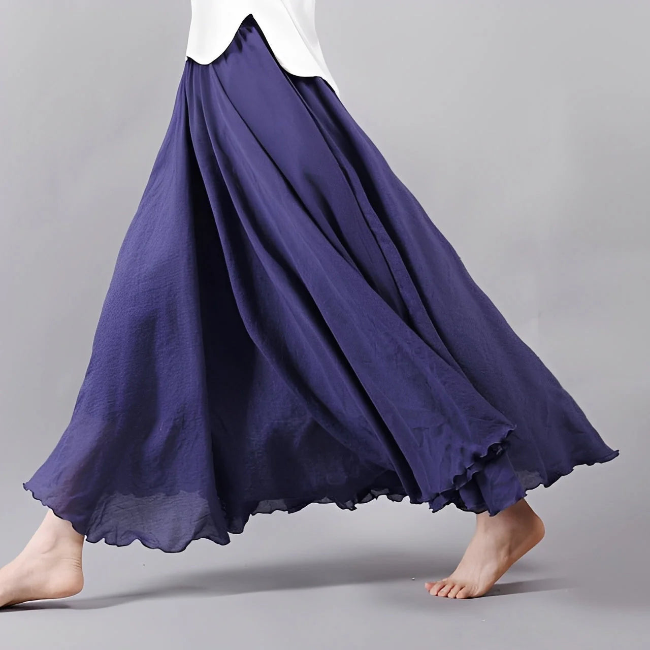 Alina - Jupe Maxi Bohème Flottante