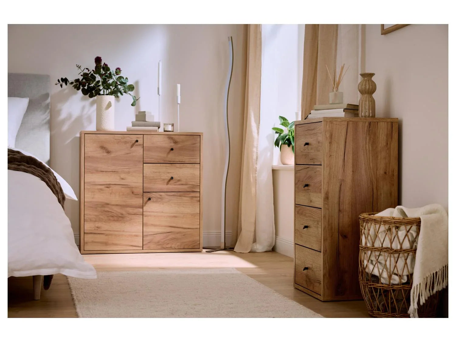 LIVARNO Commode Verona, 80 x 80 x 35 cm, imitation chne