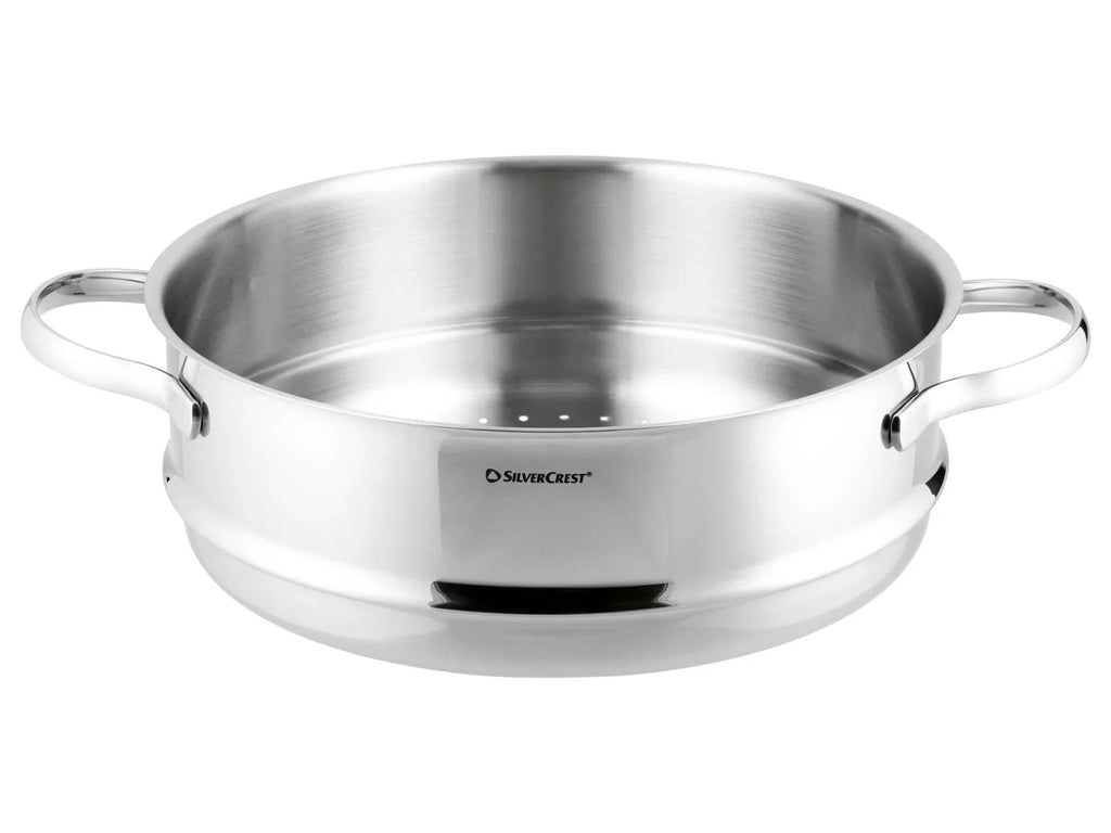 SILVERCREST Panier vapeur Premium en acier inoxydable,  24 cm