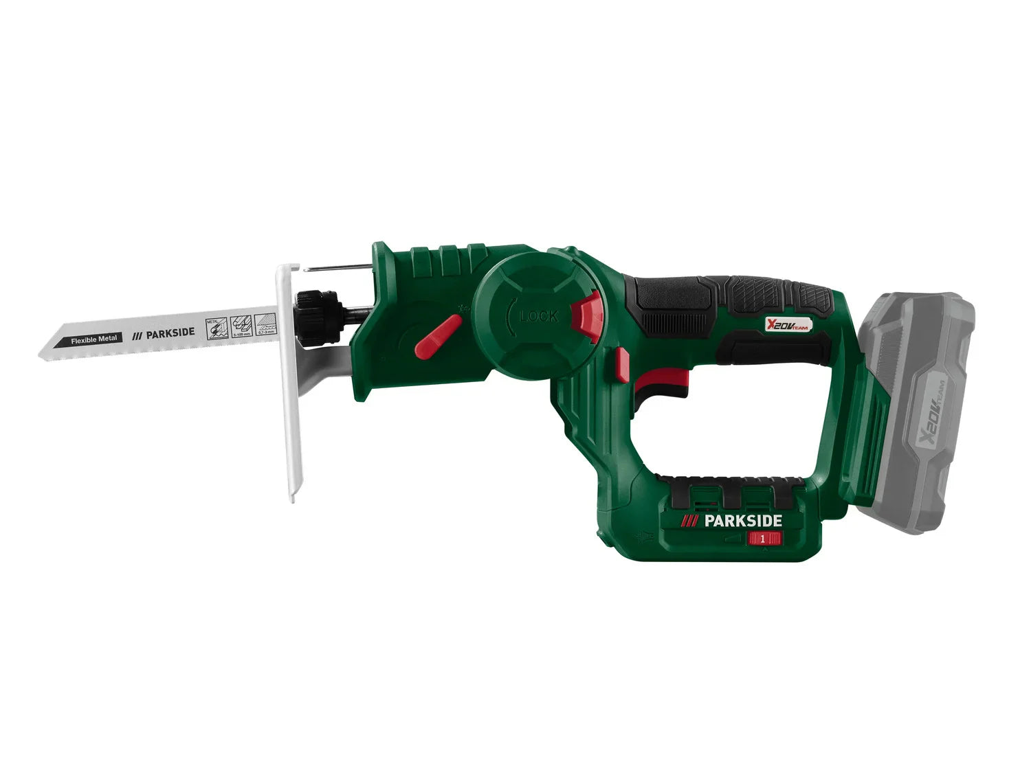 PARKSIDE Scie sauteuse et scie sabre sans fil PSSSA 20-Li B2, 20 V